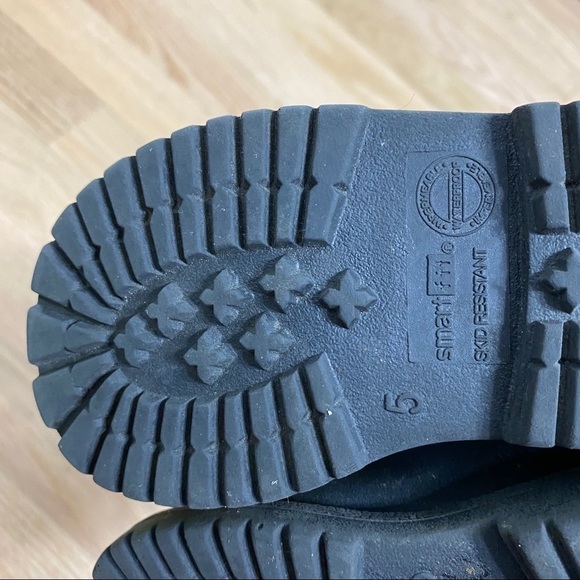 Smartfit Black Waterproof Boots Sz 5 Kids Boys - Picture 8 of 8